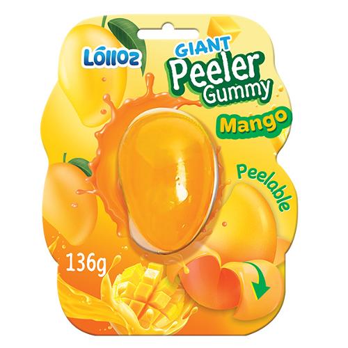 Lolloz Giant Peeler Gummy – Mango (136 g)