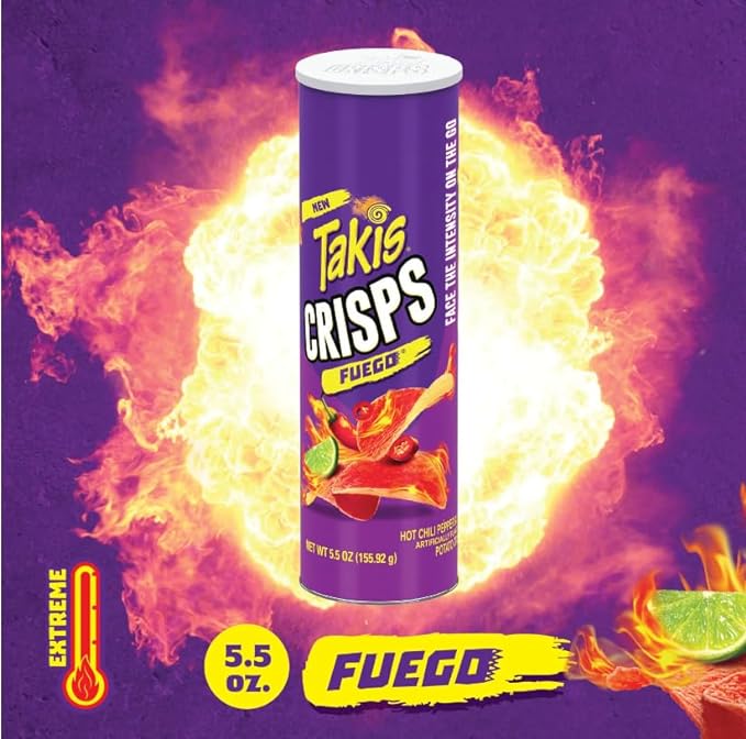 Takis Fuego Crisps Can 155.92g