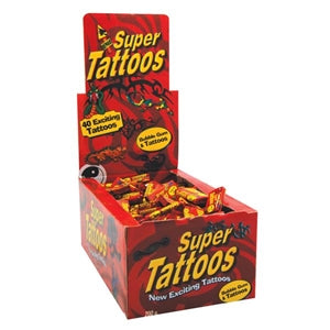 Boomer Super Tattoo Bubble Gum 5pcs