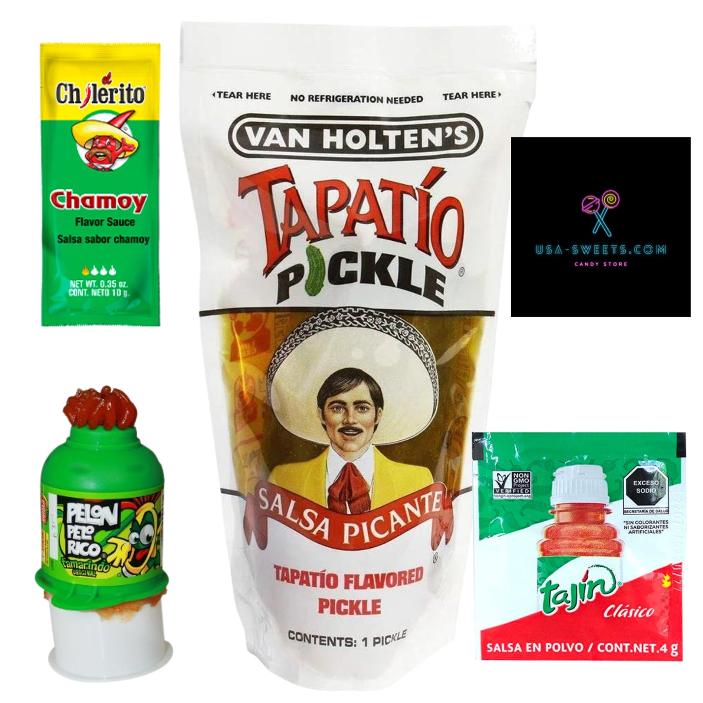 Deluxe Chamoy Tapatio Pickle DIY Pack