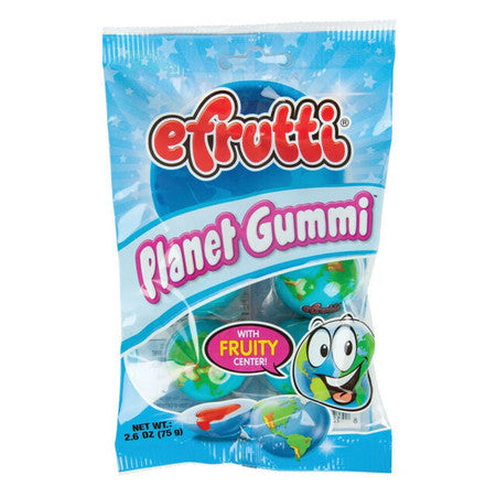 Efrutti Planet Gummi 4x Balls 75g Bag