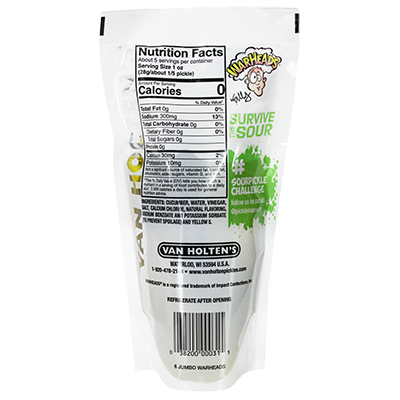 Van Holten's Warheads Extreme Sour Pickle