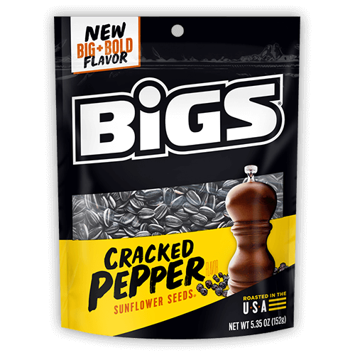 BIGS Cracked Pepper Sunflower Seeds 152g