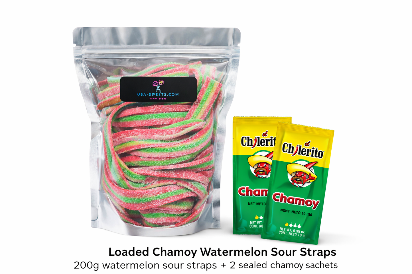 Loaded Chamoy Watermelon Sour Straps