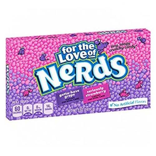 Wonka US Nerds Strawberry & Grape Theatre Box 141g