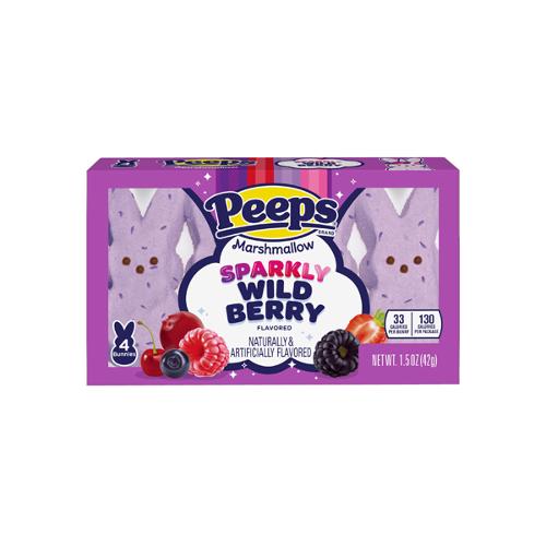 Peeps Sparkly Wildberry Bunnies 4's