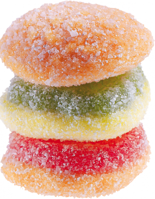 Efrutti Sour Mini Burger 9g