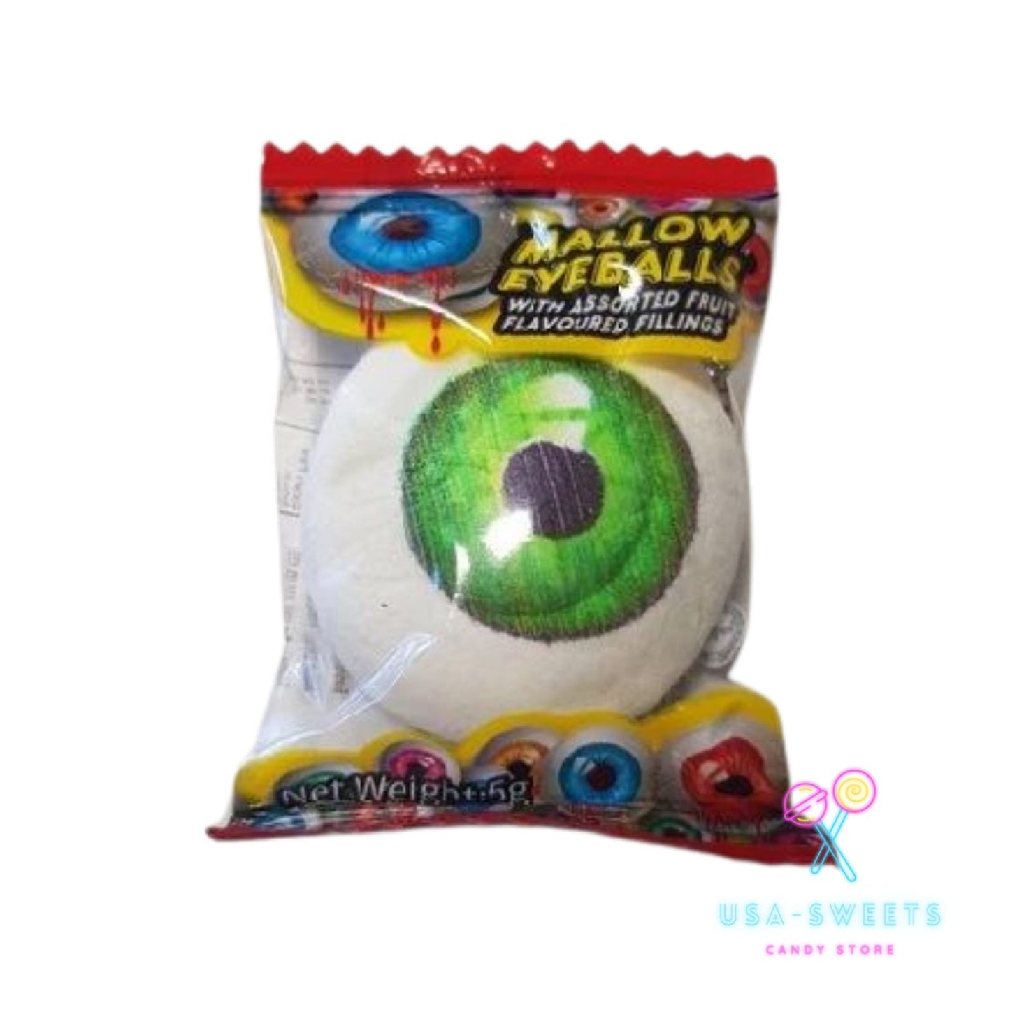 Mallow Eye Balls Jam Filling (5 Balls)