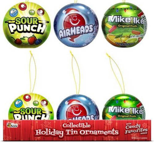 Christmas Ornament Tins - USA Candy