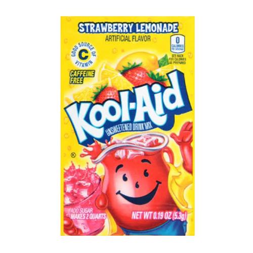 Kool-Aid Strawberry Lemonade Unsweetened Drink Mix 5g