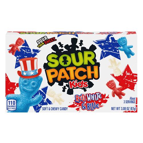 Sour Patch Kids Red White and Blue Theatre Box 87g