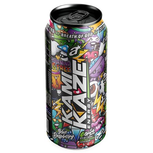 Kamikaze Energy Blue Raspberry 500ml