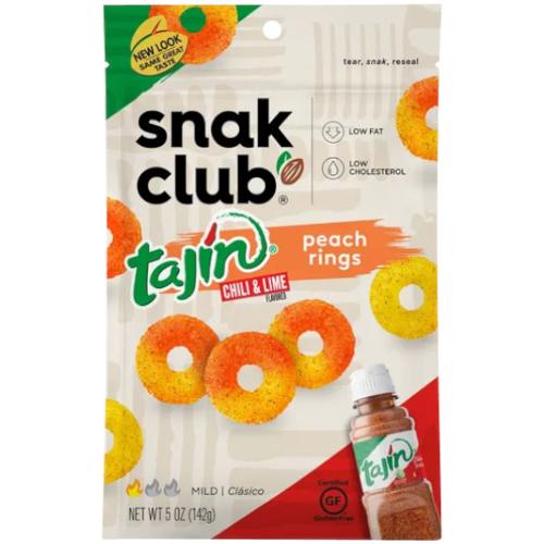 Snak Club Tajin Peach Rings 142g