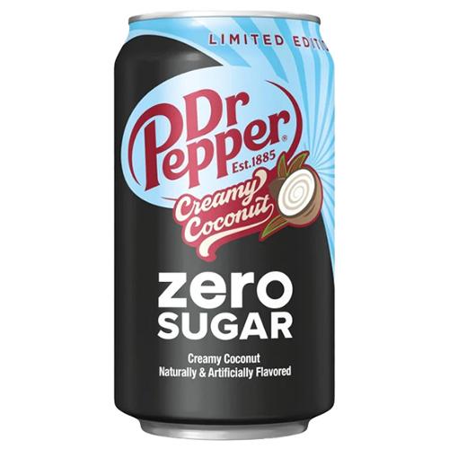 Dr Pepper Creamy Coconut Zero Sugar 355ml