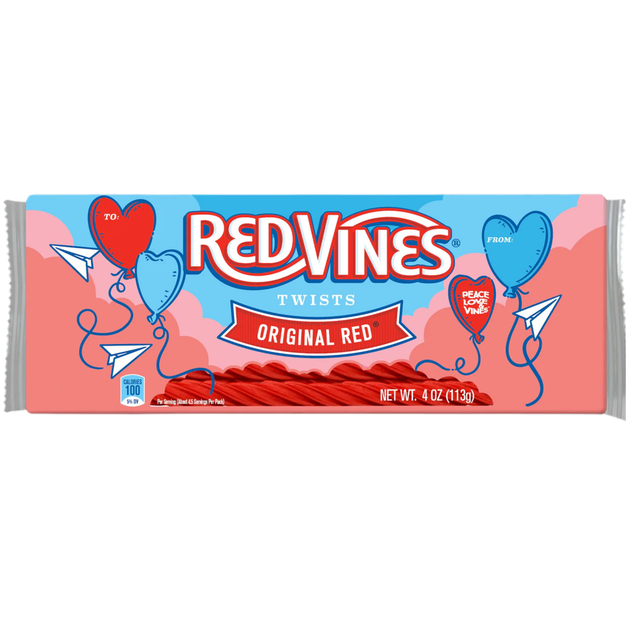 Red Vines Original Red Twists Valentine 113g