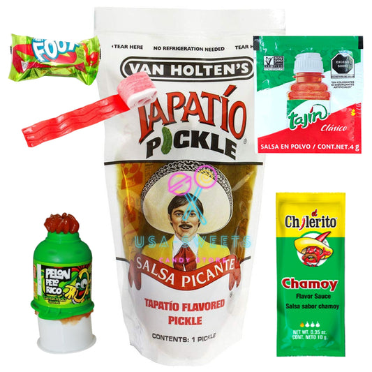 Ultimate Fruit by the Foot Chamoy Tapatio Pickle DIY Pack