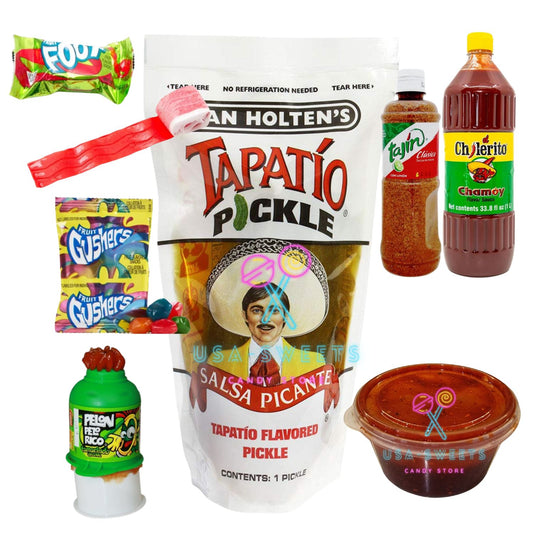 Ultimate Fruit by the Foot Chamoy Tapatio Pickle DIY Pack