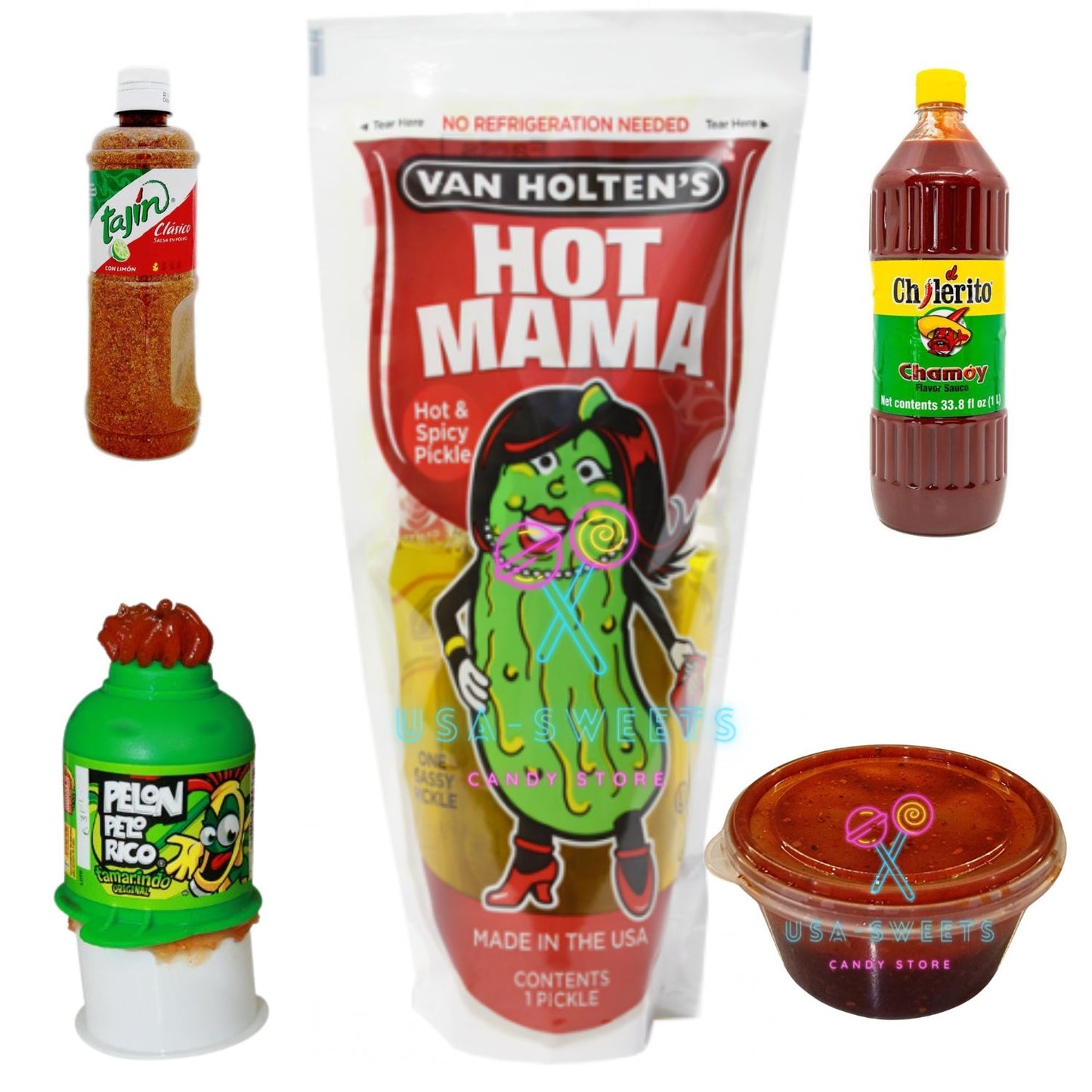 Deluxe Chamoy Hot Mama Pickle DIY Pack