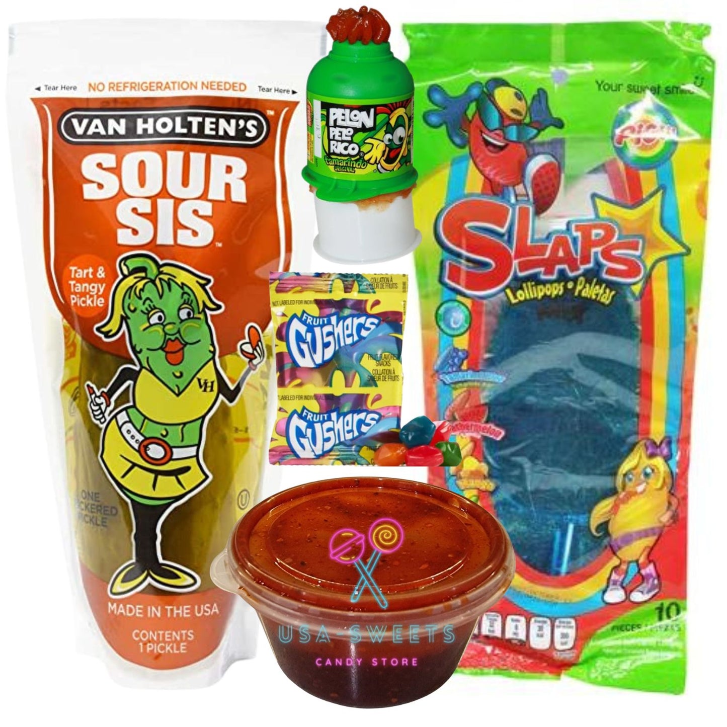Ultimate Slaps Chamoy Sour Sis Pickle DIY Pack
