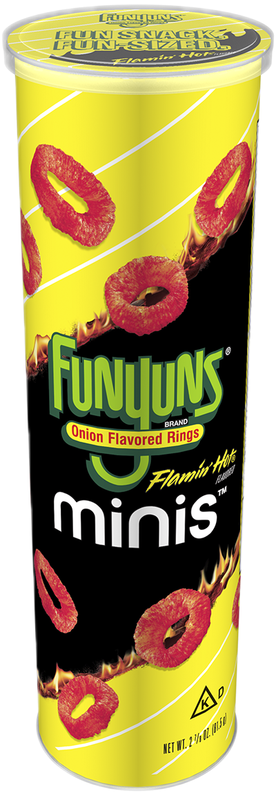 Funyuns Minis Flamin Canister Hot 32g