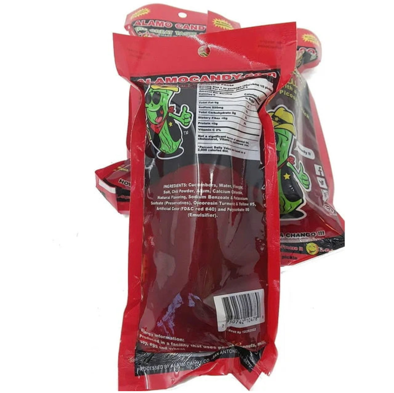 Big Tex Dill Pickle in Chamoy by Alamo Candy