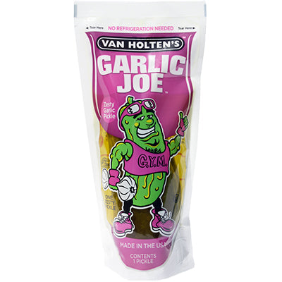 Van Holten Garlic Joe Pickle in a Pouch