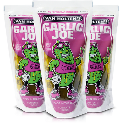 Van Holten's Garlic joe Pickle in a Pouch