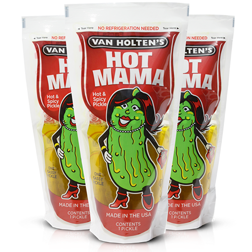 Van Holten's Hot Mama Pickle in a Pouch