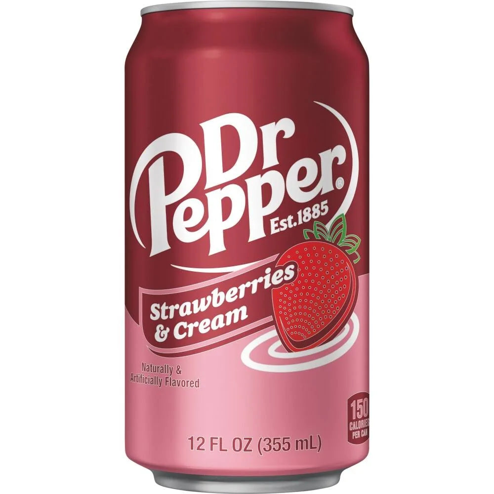 Dr Pepper Strawberries & Cream 355Ml Can