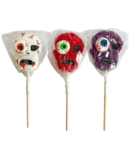 Skull Pops with Jelly Eyes