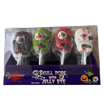 Skull Pops with Jelly Eyes