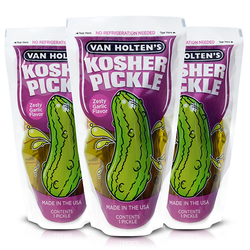 Van Holten's Kosher Garlic Pickle in a Pouch