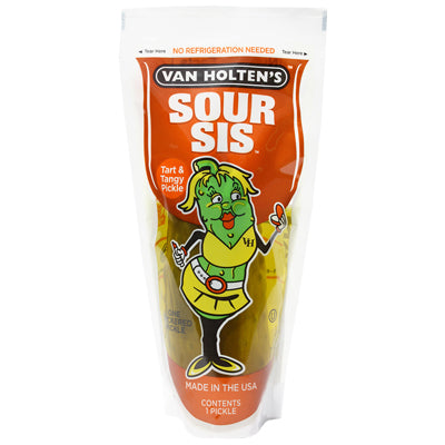 Van Holten's Sour Sis Pickle in a Pouch