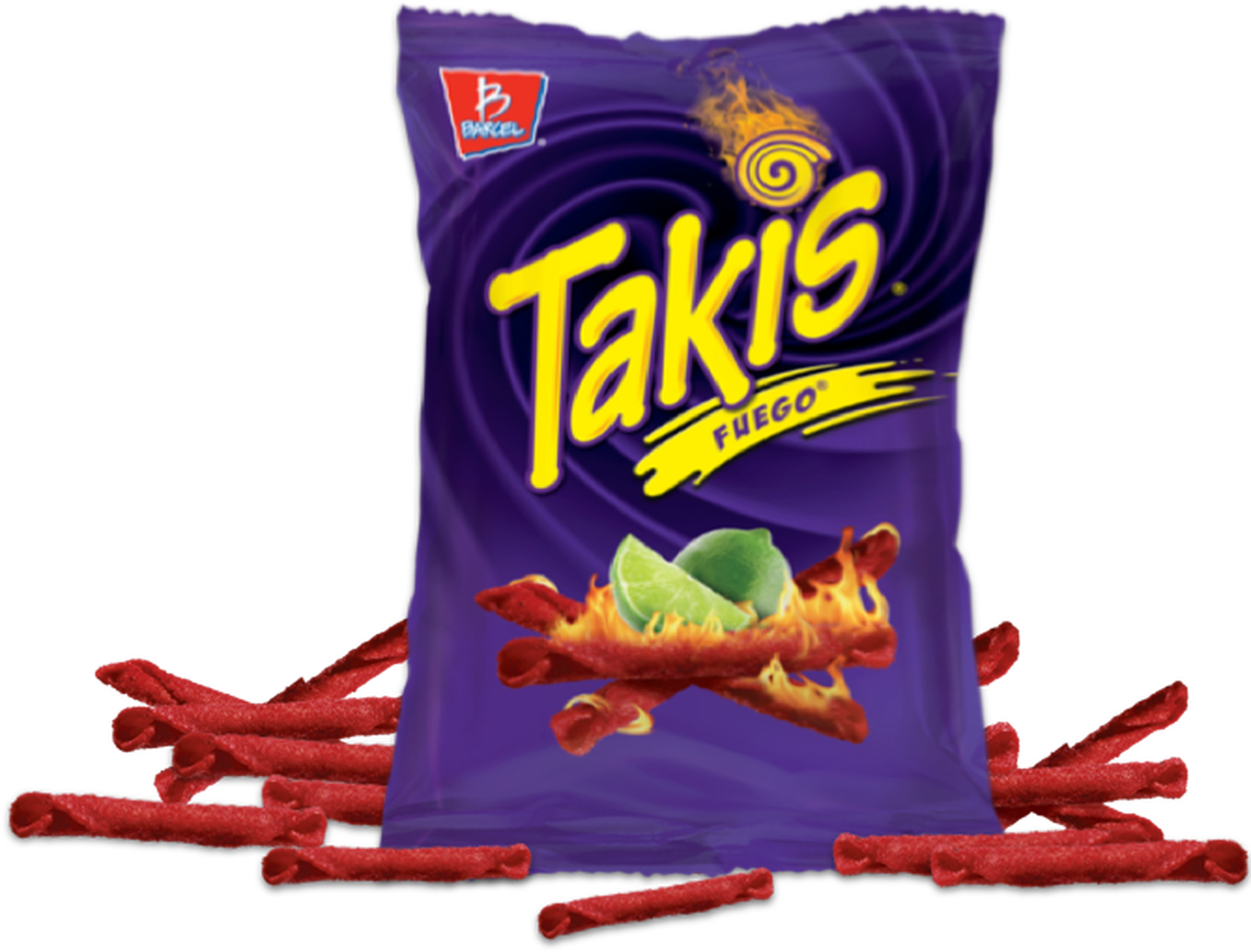 TAKIS FUEGO HOT CHILLI PEPPER & LIME TORTILLA CHIPS 280G - USA Sweets