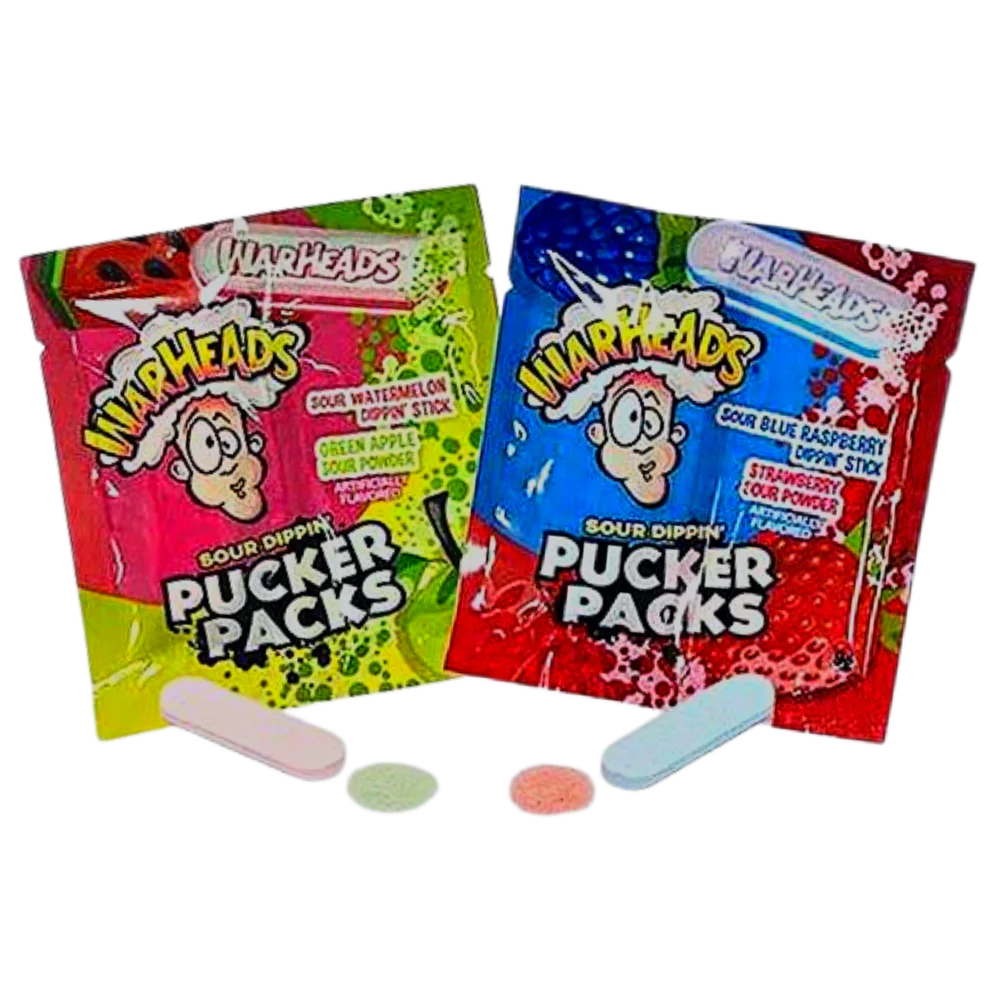 Warheads Sour Dippin' Pucker Packs 15g