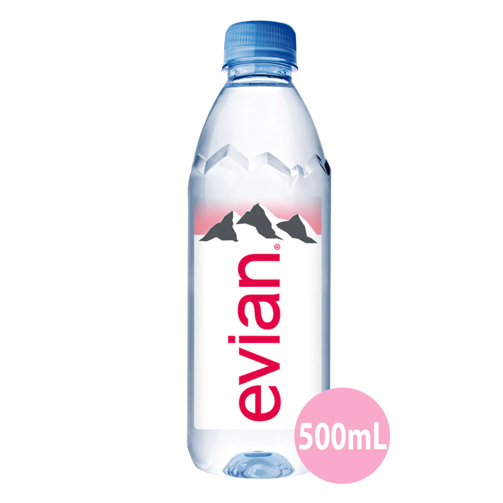 Evian Natural Mineral Water 500ml