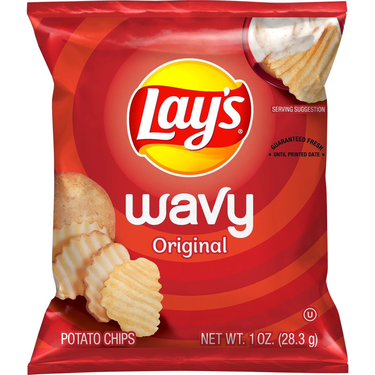 LAY'S® Wavy Original Potato Chips 1oz
