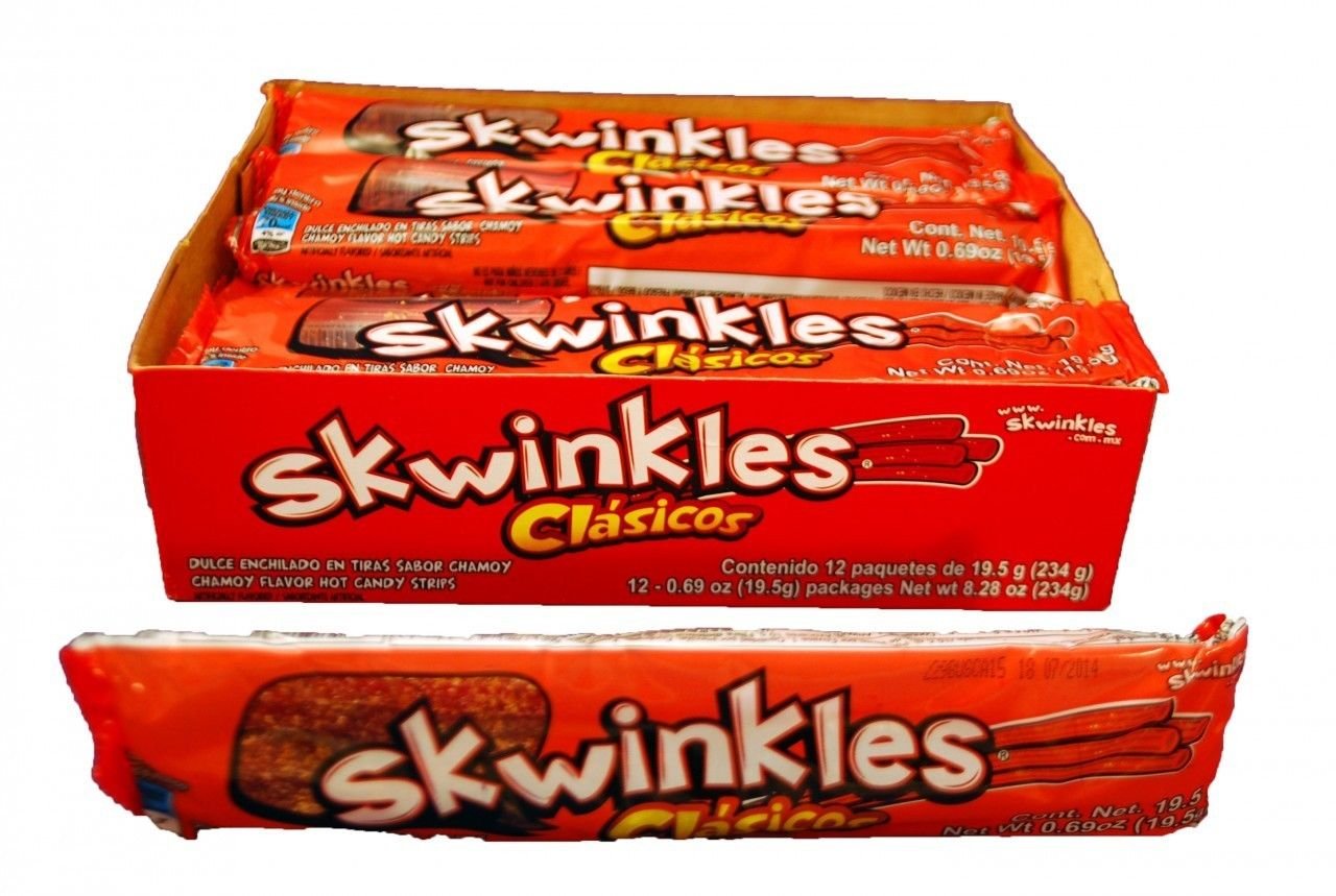 12 x Lucas Skwinkles Chamoy Mexican Candy