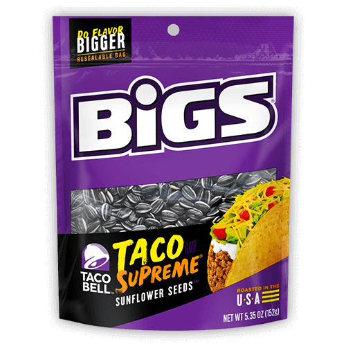 Bigs Taco Bell Sunflower Seeds 152g