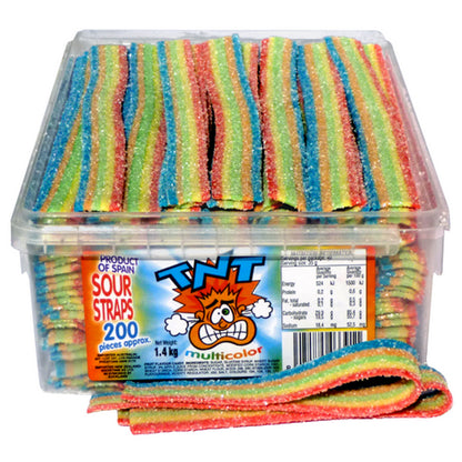 Sour Straps Rainbow Multicolour - TNT 200g