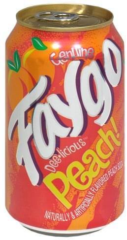FAYGO PEACH Soft Drink Soda 355ml Can - USA Sweets