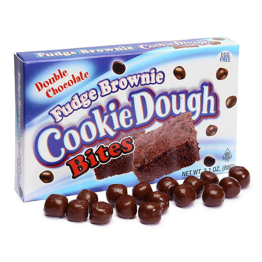 COOKIE DOUGH FUDGE BROWNIE BITES 87g - USA Sweets
