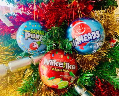 Christmas Ornament Tins - USA Candy