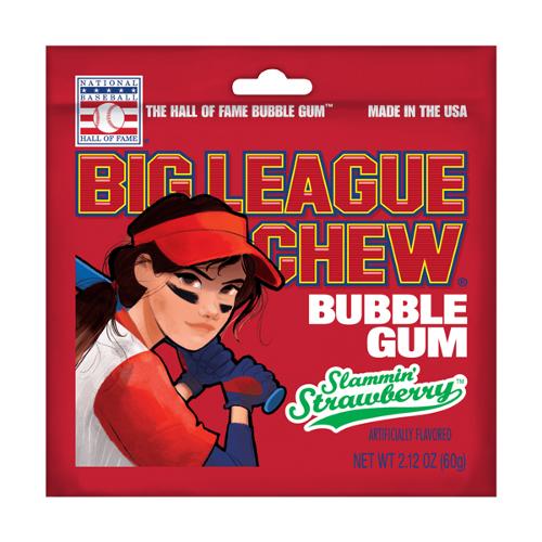 Big League Chew Strawberry Gum 60g