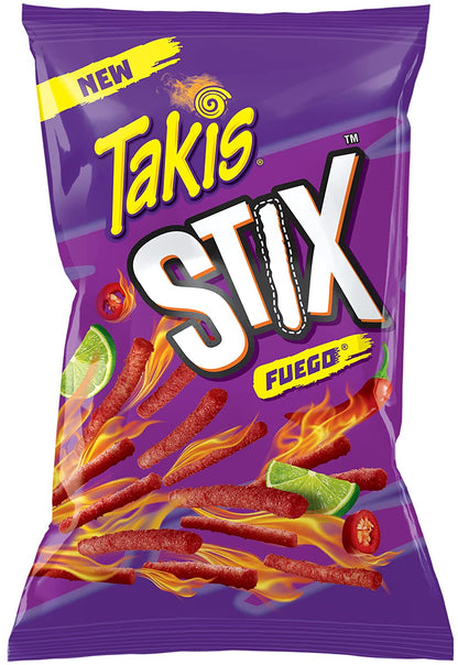 Takis Stix Flare Chilli Pepper And Lime Sticks 113G