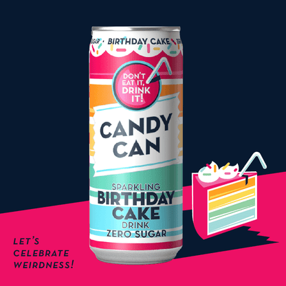 Candy Can Birthday Cake 330ml