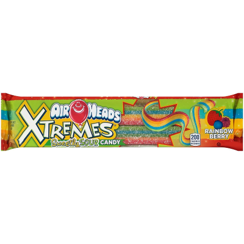 Airheads Xtremes Rainbow Berry Strips 57G