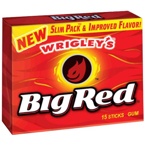 Wrigley Big Red Gum 15 Sticks