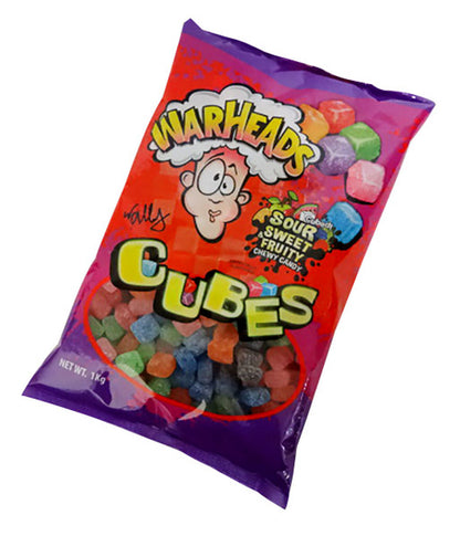 Warheads Cubes 1kg Bag