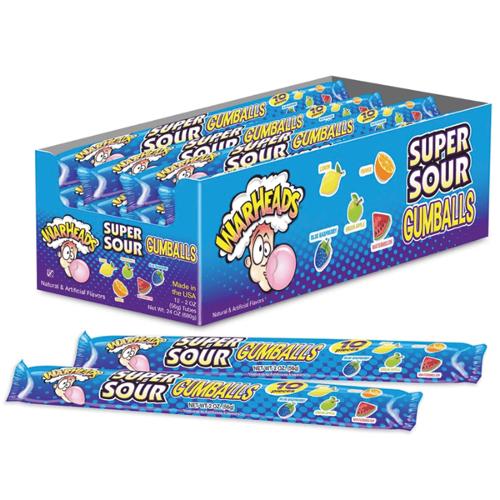 Warheads Super Sour Gumballs 10s